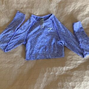 Gymshark Purple Crop Top